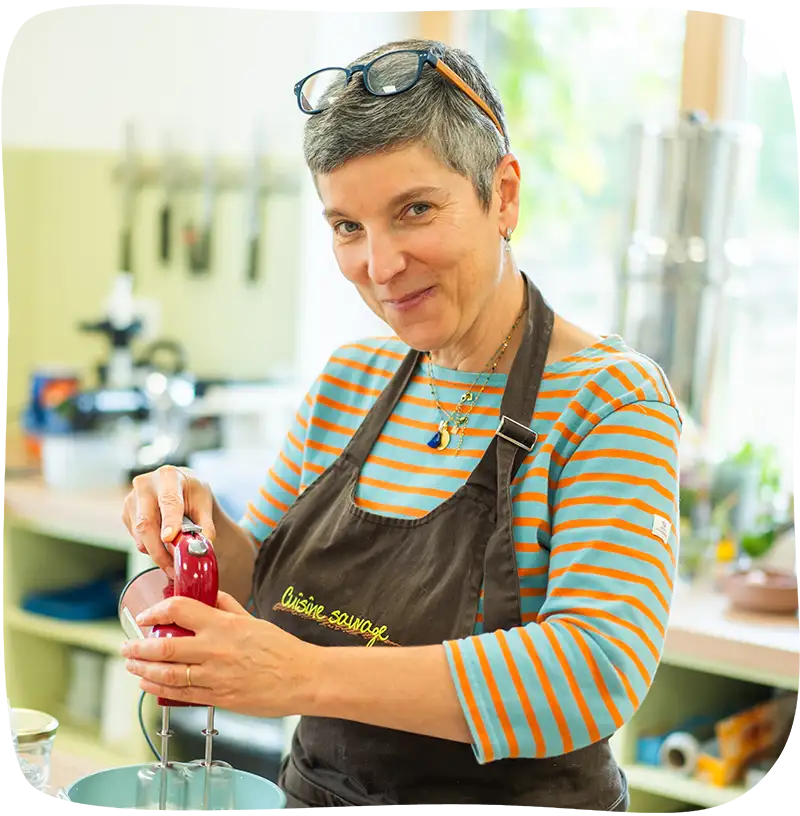 Chantal Pioge qui cuisine